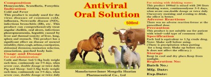 Antiviral Oral Solution